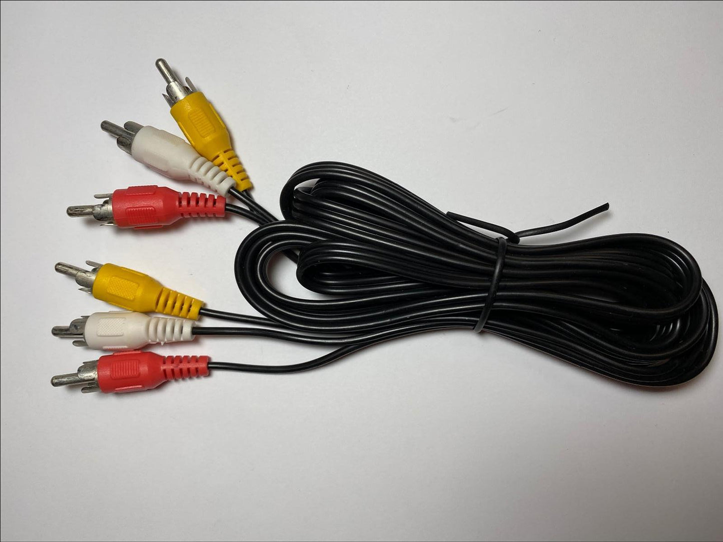Yellow White Red White Yellow Red Yellow White Double Ended RCA Cable Lead