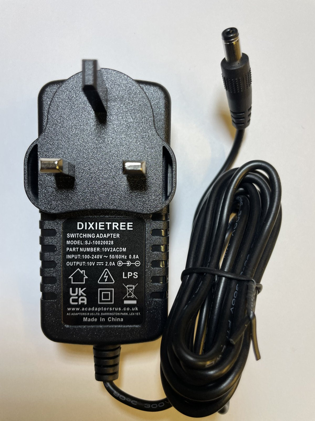 10V 2A AC Adaptor Power Supply 4 Bush DAB All-in-One Micro Hi-Fi System 725/7090