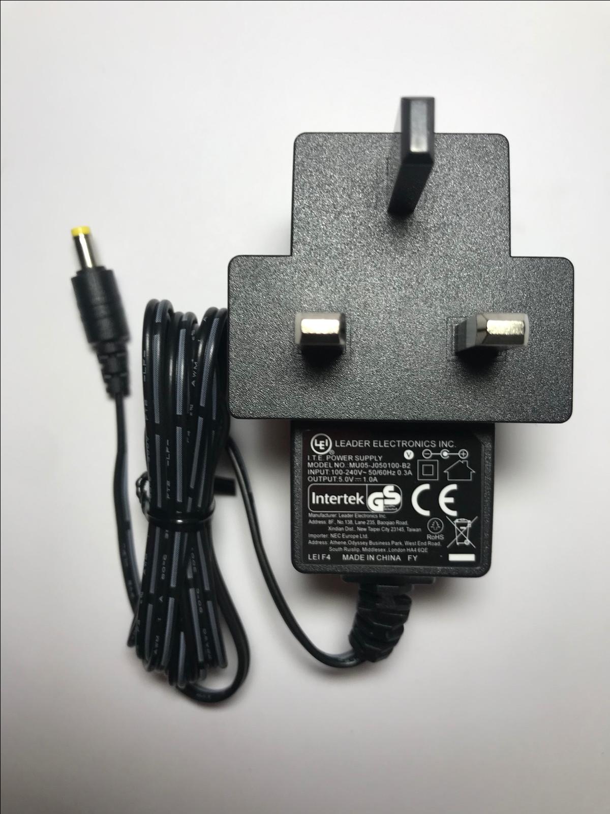 Replacement 5V 1A AC Adaptor Power Supply for Bush DF-710 Digital Photo Frame