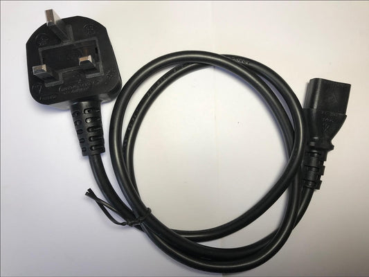 UK Power Supply Cable Lead for TECHNIKA 32-630 32" LCD TV