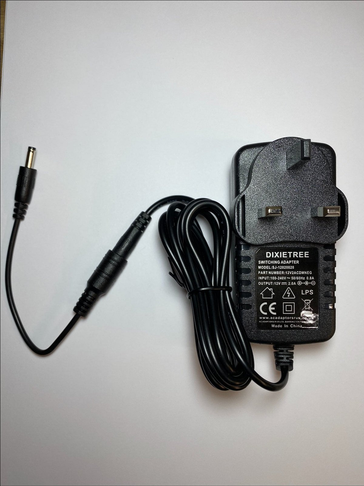 12V MAINS DYMO 260P 360D 420P LABEL MANAGER AC-DC Switching Adapter CHARGER PLUG