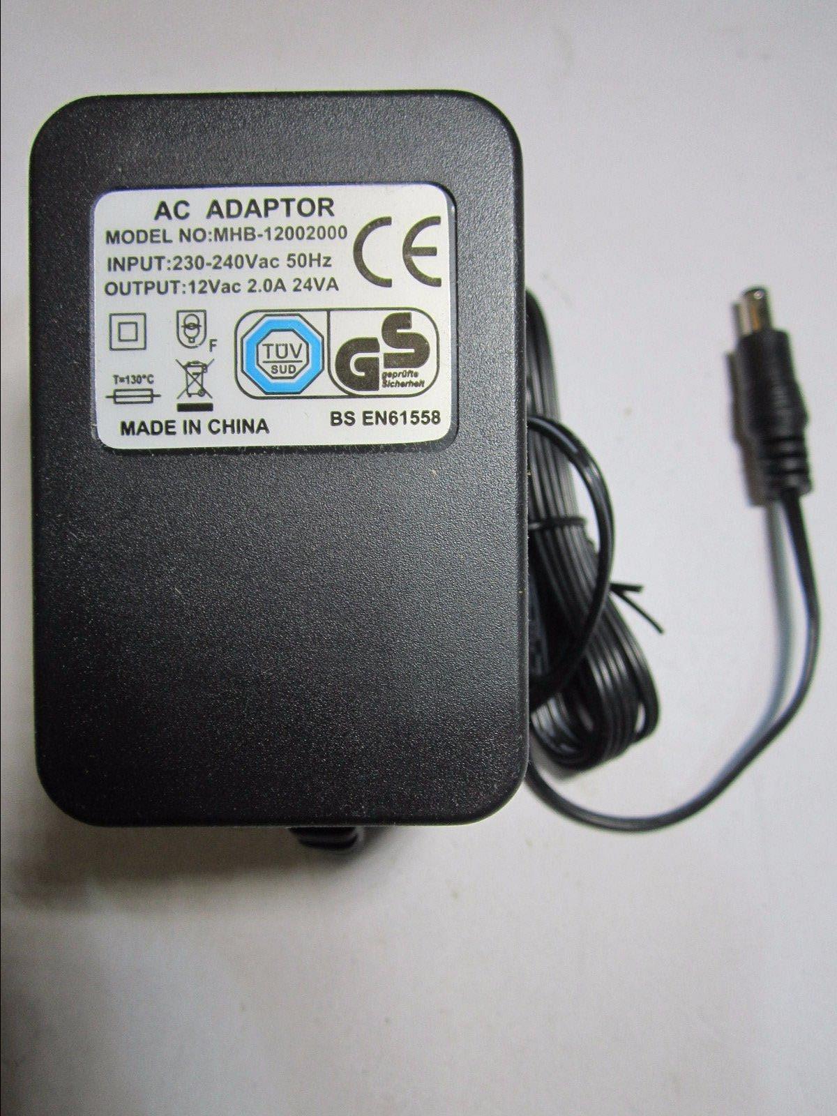 Replacement 12V AC-AC Adaptor for Vestax VMC-004 Four Channel DJ Mixer