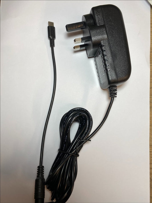 Replacement for 12.0V 12V 2.0A 2A 24.0W 24W AC-DC Switching Adaptor with USB-C