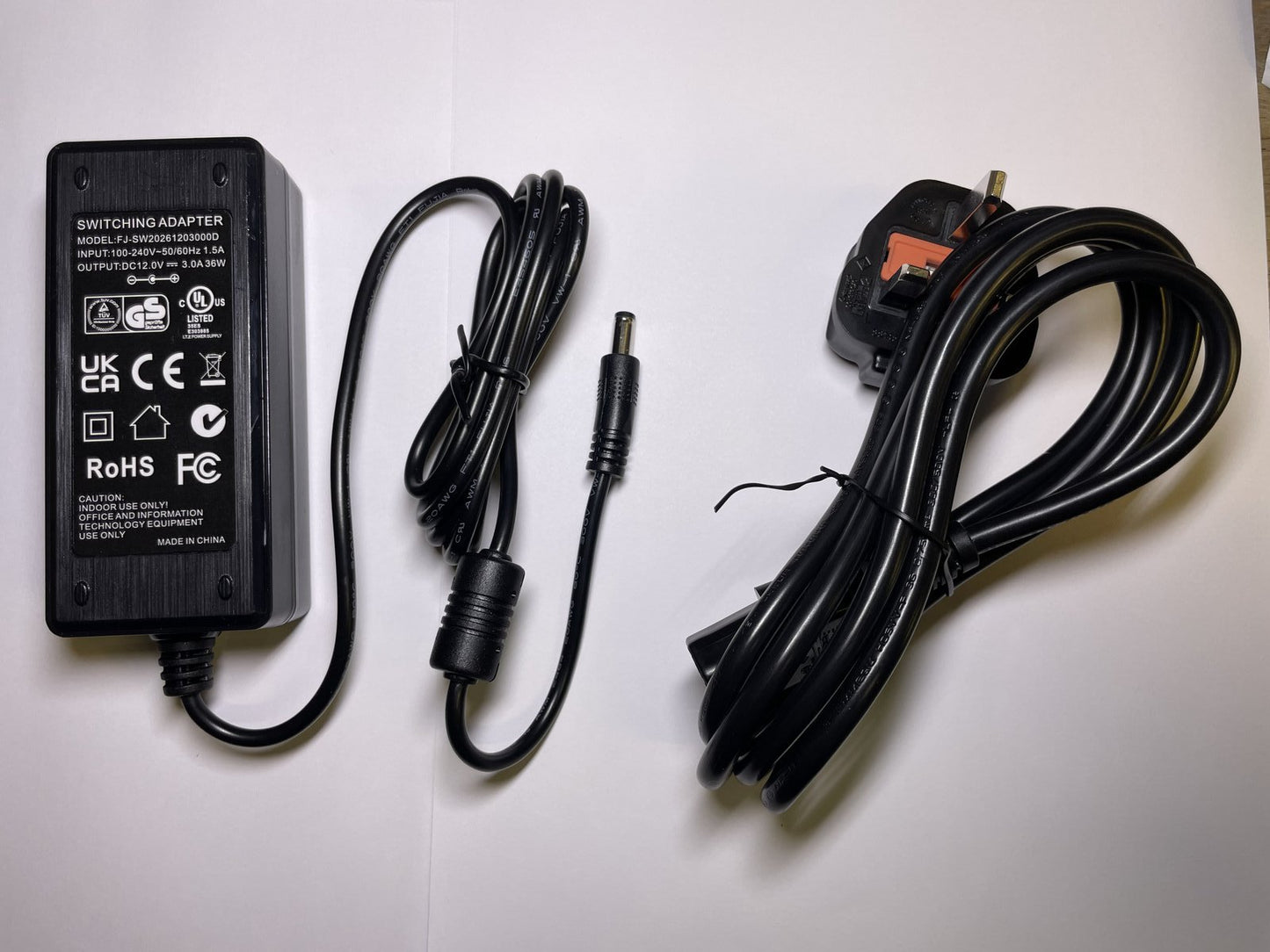 Replacement 12V 3A AC-DC Adapter THS-1230 Power Supply for Walkie Talkie Bank