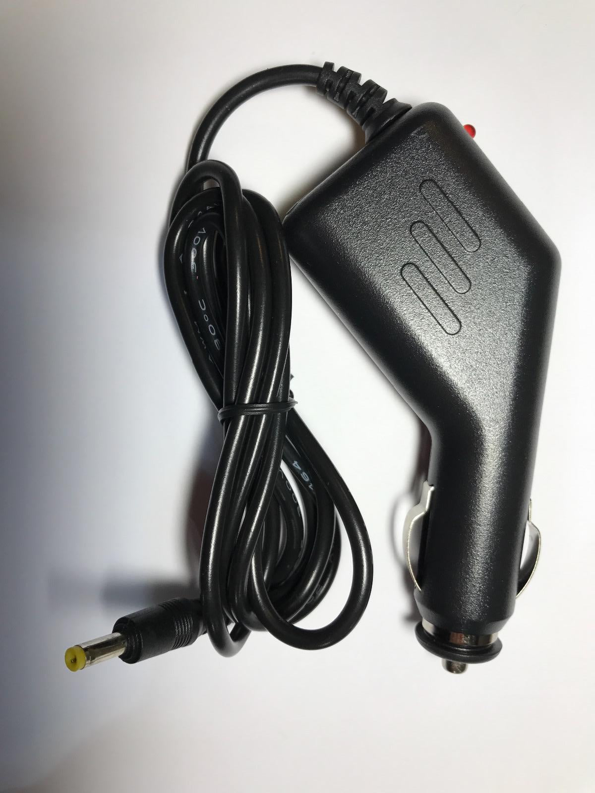 9V In-Car Charger Power Adaptor for Philips PET941D / PET830 Portable DVD Player
