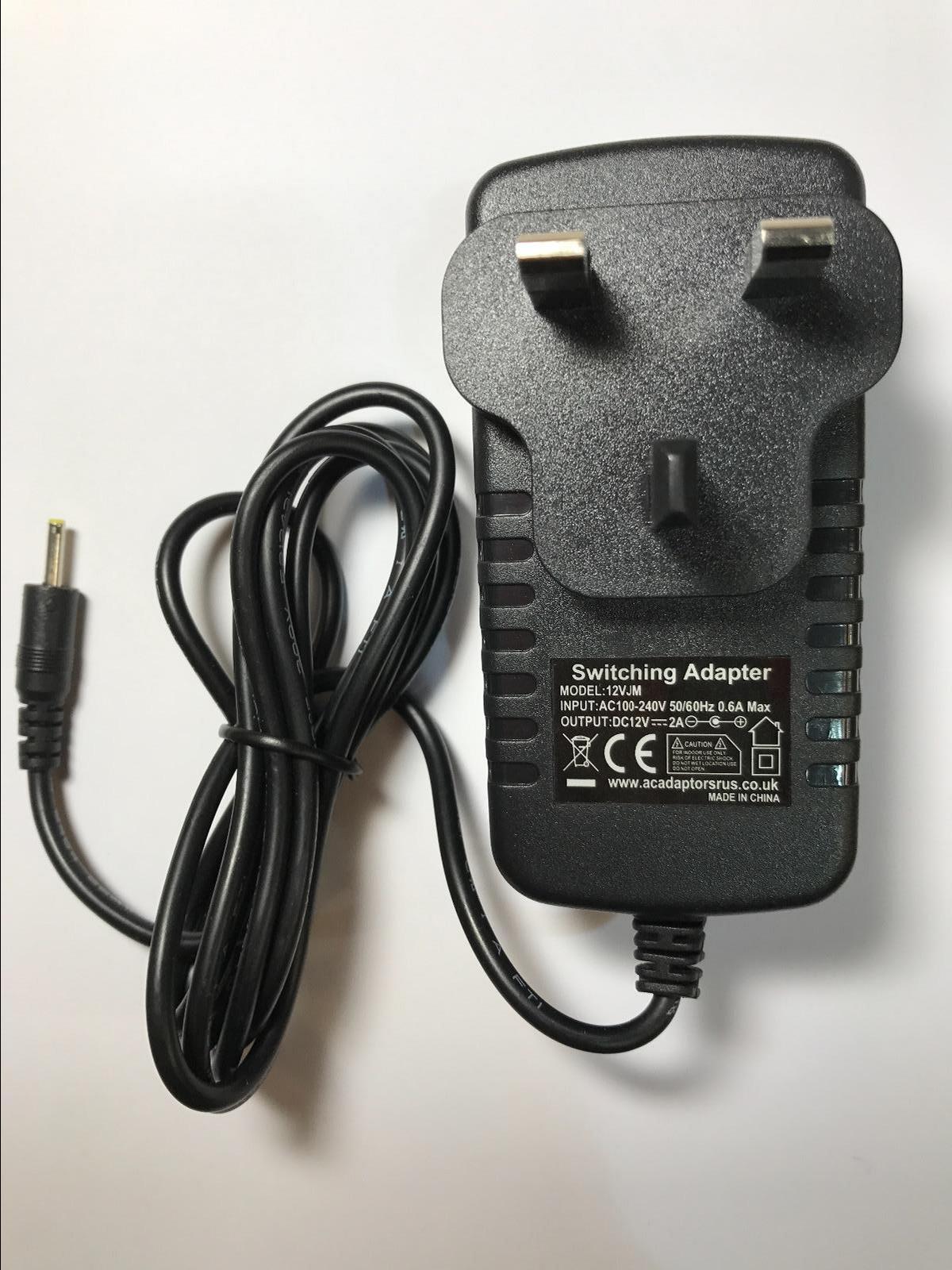 12V 2A AC-DC Power Adaptor Charger for Ainol Novo 10 Hero Android Tablet PC