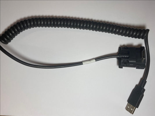 INGENICO POINT OF SALE EQUIPMENT CABLE LEAD 296107431AB USB CURLY HDMI CORNER