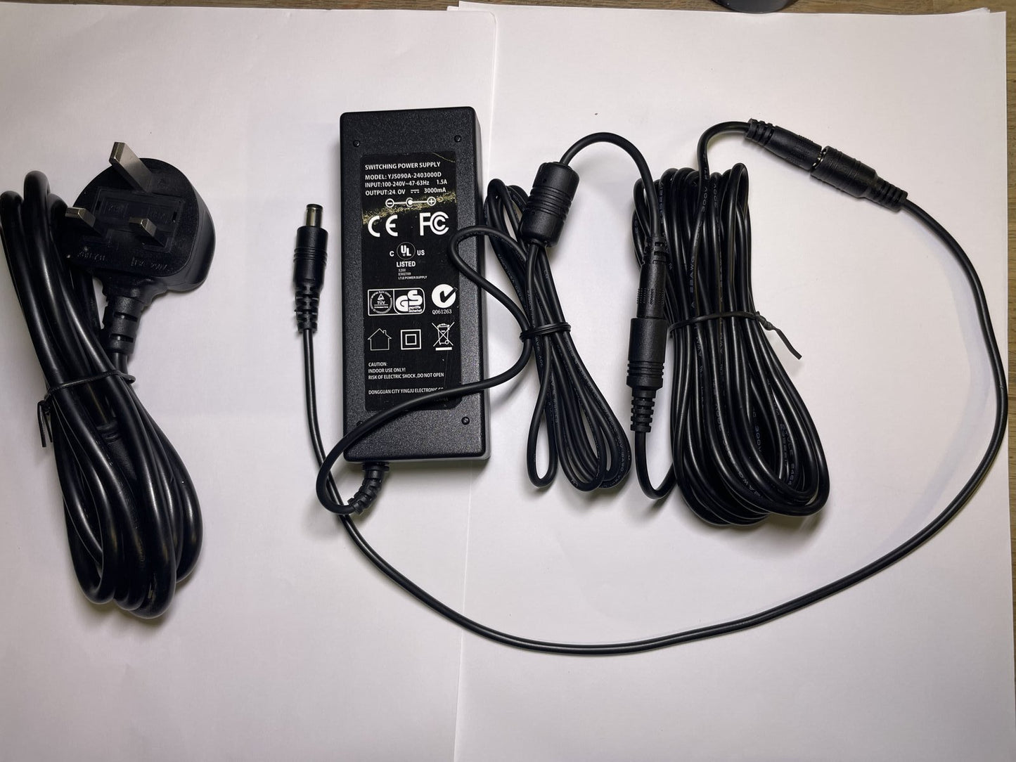 6M Long Replacement AC-DC Adaptor Mains Power Supply for LG G1 Soundbar