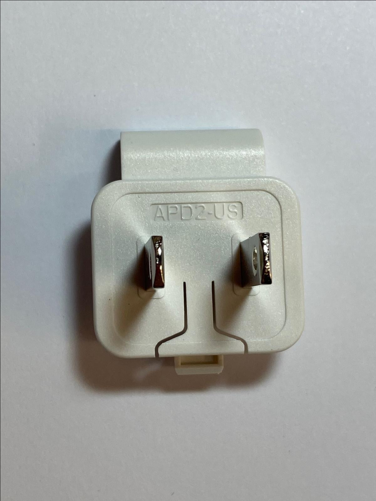 WHITE USA Slide On Plug for APD Asian Power Devices 5V 3A WA-15I05R APD2-US