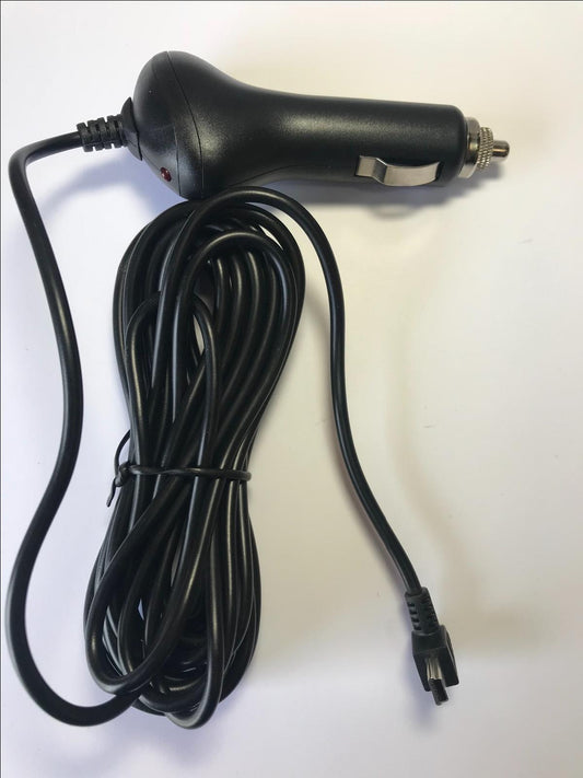 5V 1.3A 1300mA Car Charger Power Supply Mini B Connector 4M Long Cable Lead
