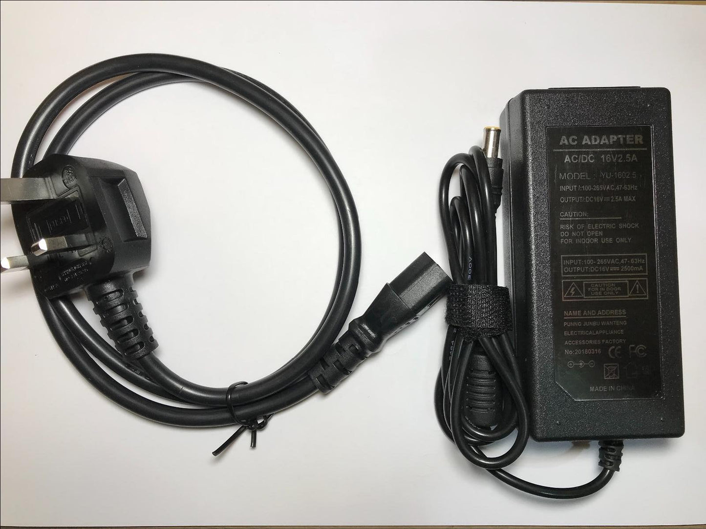 16V 1A 1.5A 2A 2.5A AC-DC Switching Desktop Adaptor Power Supply 6.0mm x 4.3mm