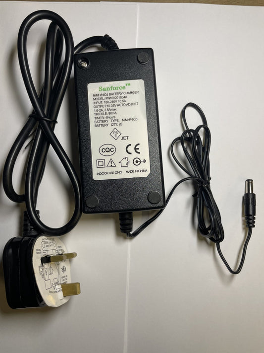 Replacement for 17V Charger for Sealey Pbi1812S Roadstart Emergency Power Pack