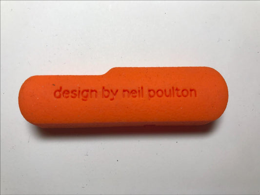Genuine Orange TOP Cover for LaCie Rugged Raid Hard Drive design by neil poulton