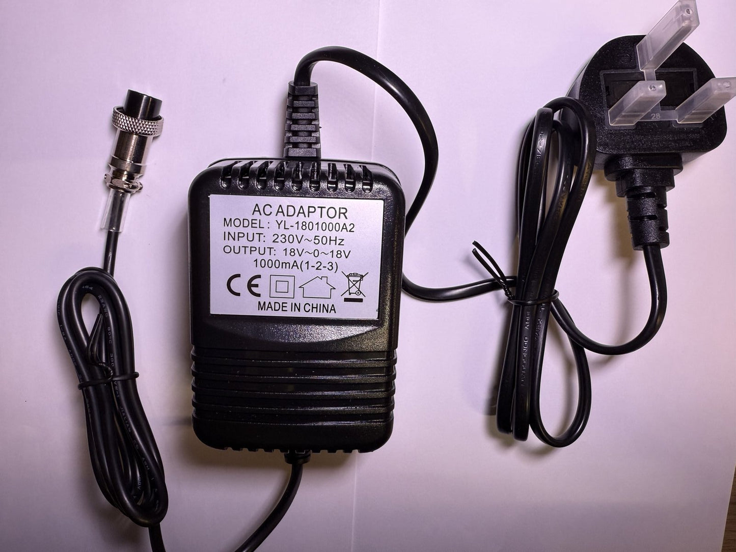 Replacement for 18V~X2  0.98A AC-AC Power Adaptor For Yamaha MG188CX-USB