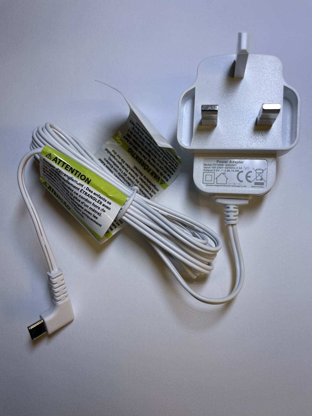 Replacement 5V Adaptor for Bush Abbey DAB+ Clock Radio