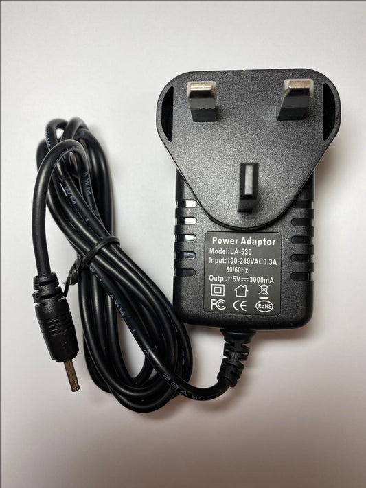 5V 2.5A Switching Adapter Charger for Bush Eluma B1 10.1 Inch Windows Tablet