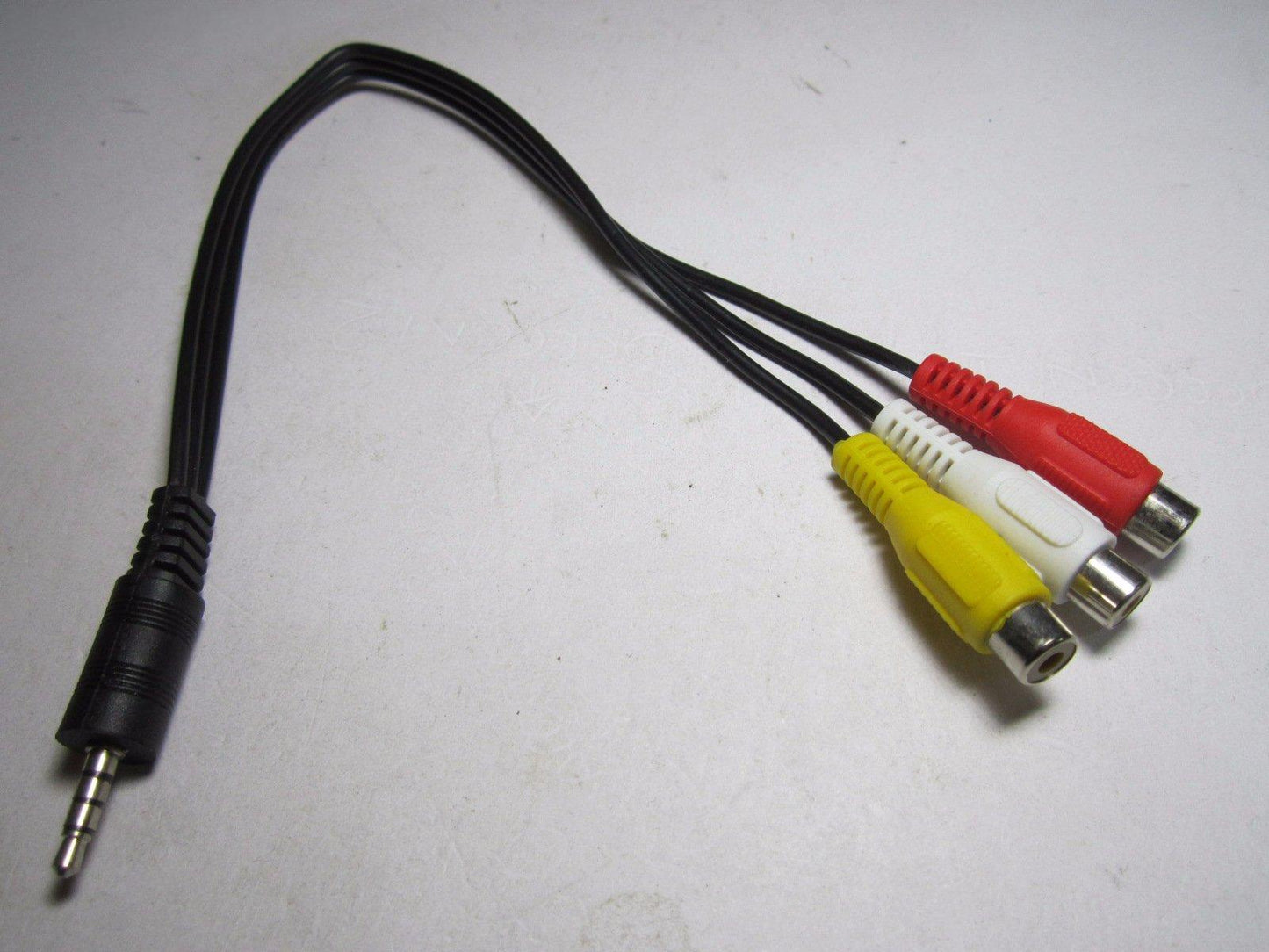 Nintendo Wii 3 RCA to 3.5mm Jack Convertor Cable Lead Cord Wire