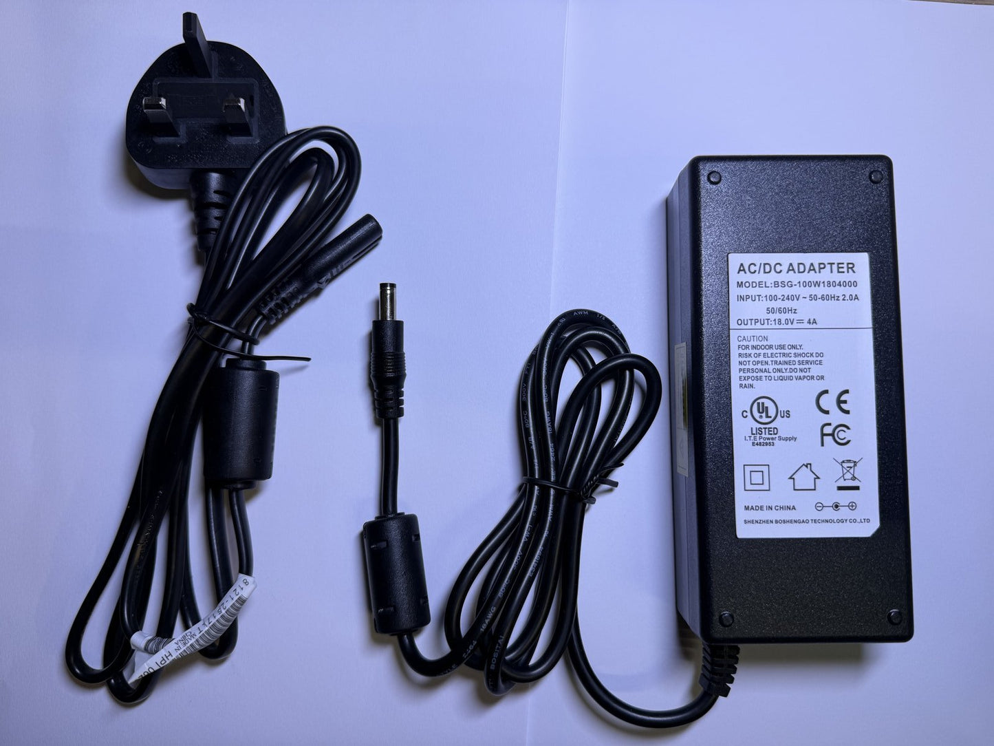 Replacement for 18.0V 3.3A SOUND FREAQ SFQ-01 AS600-180-AA330 AC Power Adaptor