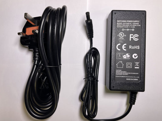 Replacement for AC ADAPTER MODEL SAWA-01-483 12V 5.0A