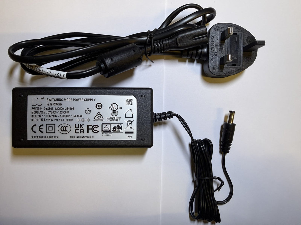 Replacement 12V 5A Power Supply For Arcade 1 up IGT-I-23090