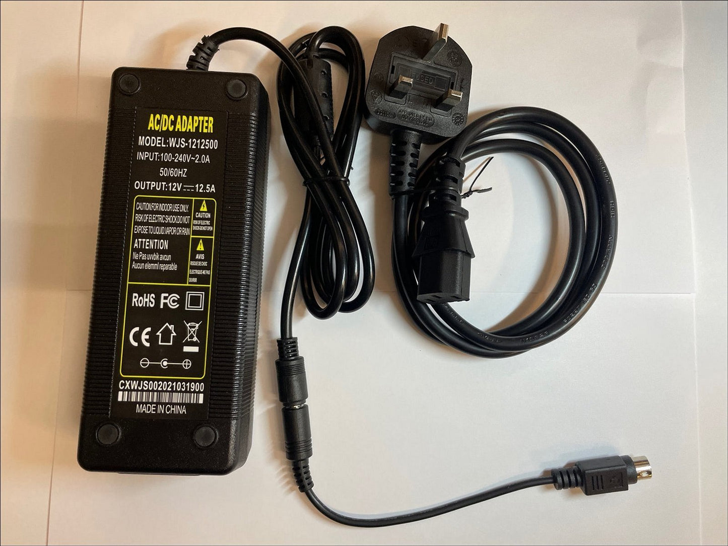 Replacement Channel Well Technology AC Adaptor 55-231389-03 CAD150121 12V 12.5A