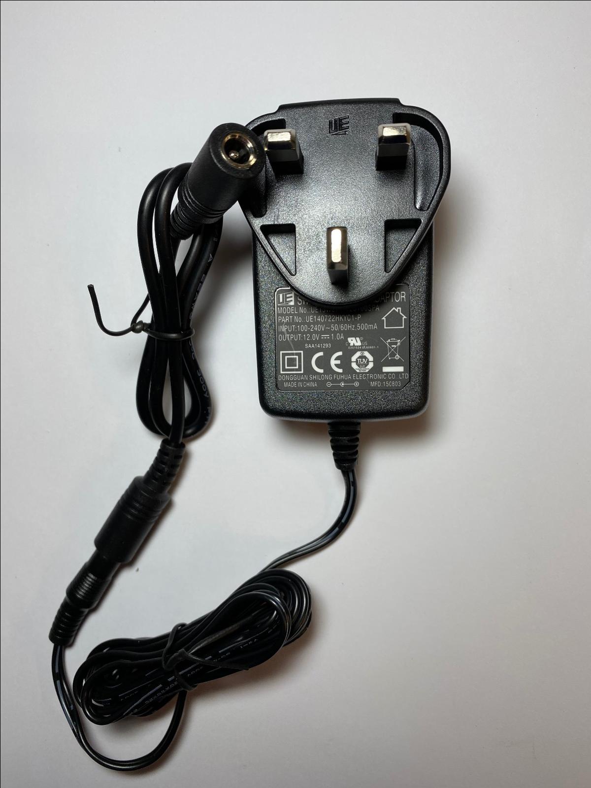 Replacement for 12V DC 1000mA ADAPTOR JT-DC12V1000 JUTAI FOR LIGHT FITTING