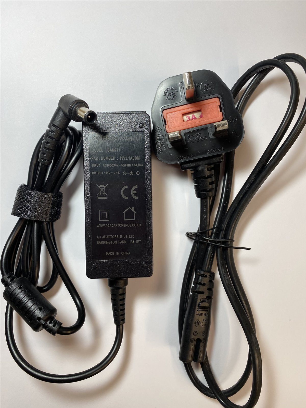 19V UK Replacement AC Adaptor Power Supply for Smart TV LG 24TL510V TV
