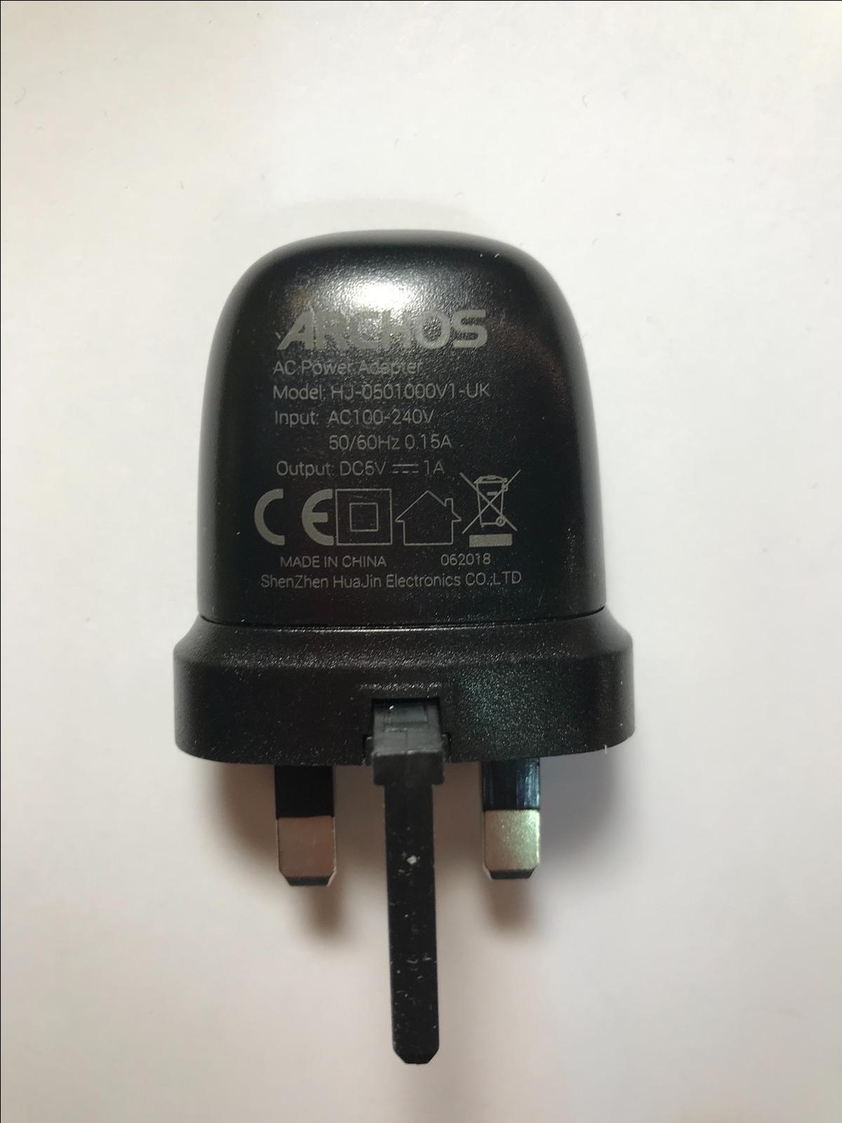 5V 1A HJ-0501000v1-UK AC Power Adaptor Charger for Ulefone S8 Pro Android Phone
