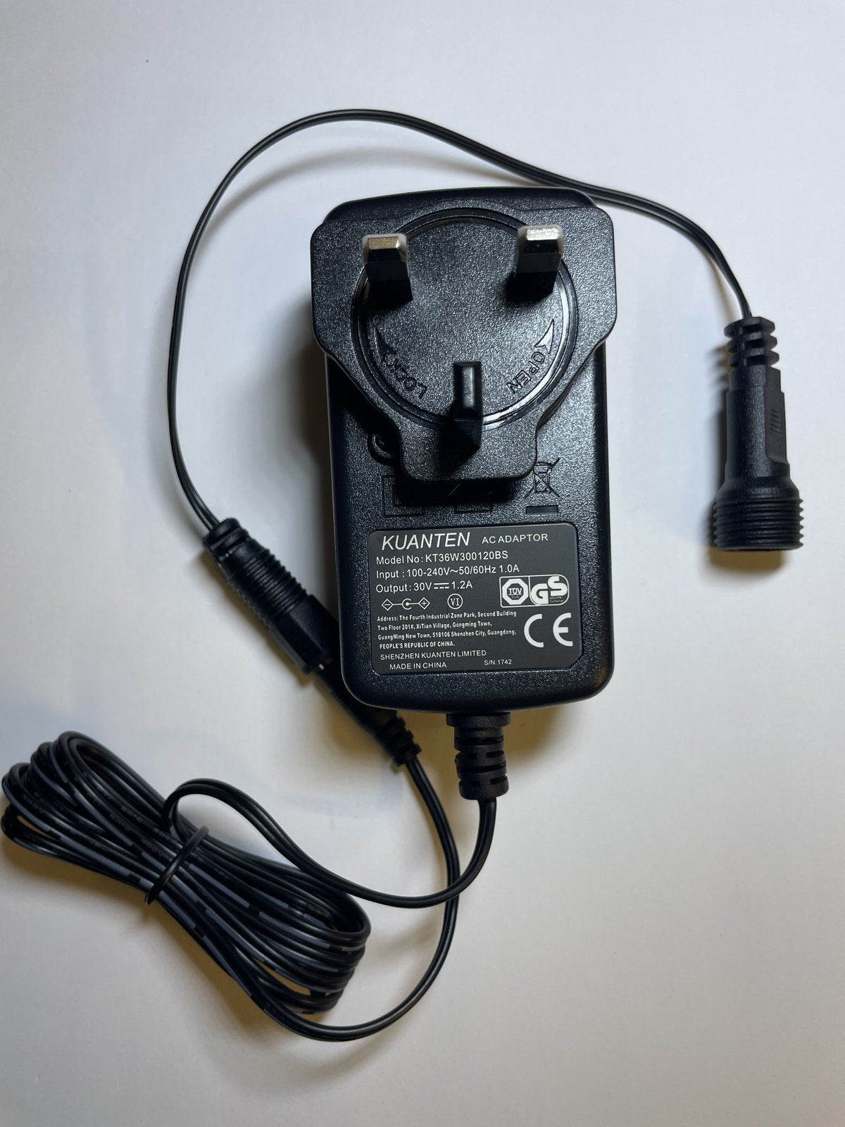 Replacement for 30.0V 0.83A 24.9W KPTEC K25V300083G LED Driver AC-DC Adaptor
