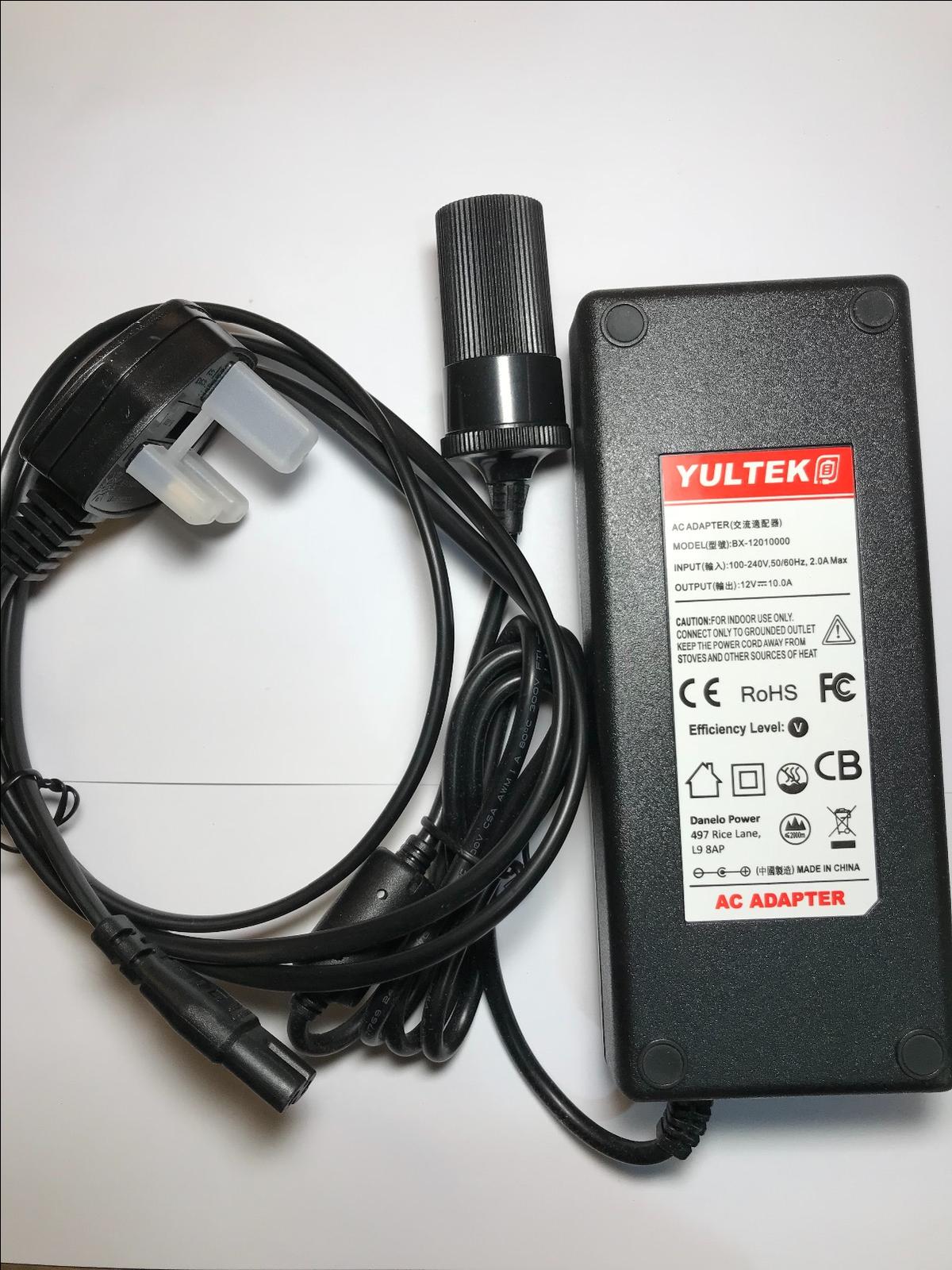 240V Mains to 12V DC Car Socket Voltage Converter Power Adapter 10A 120W