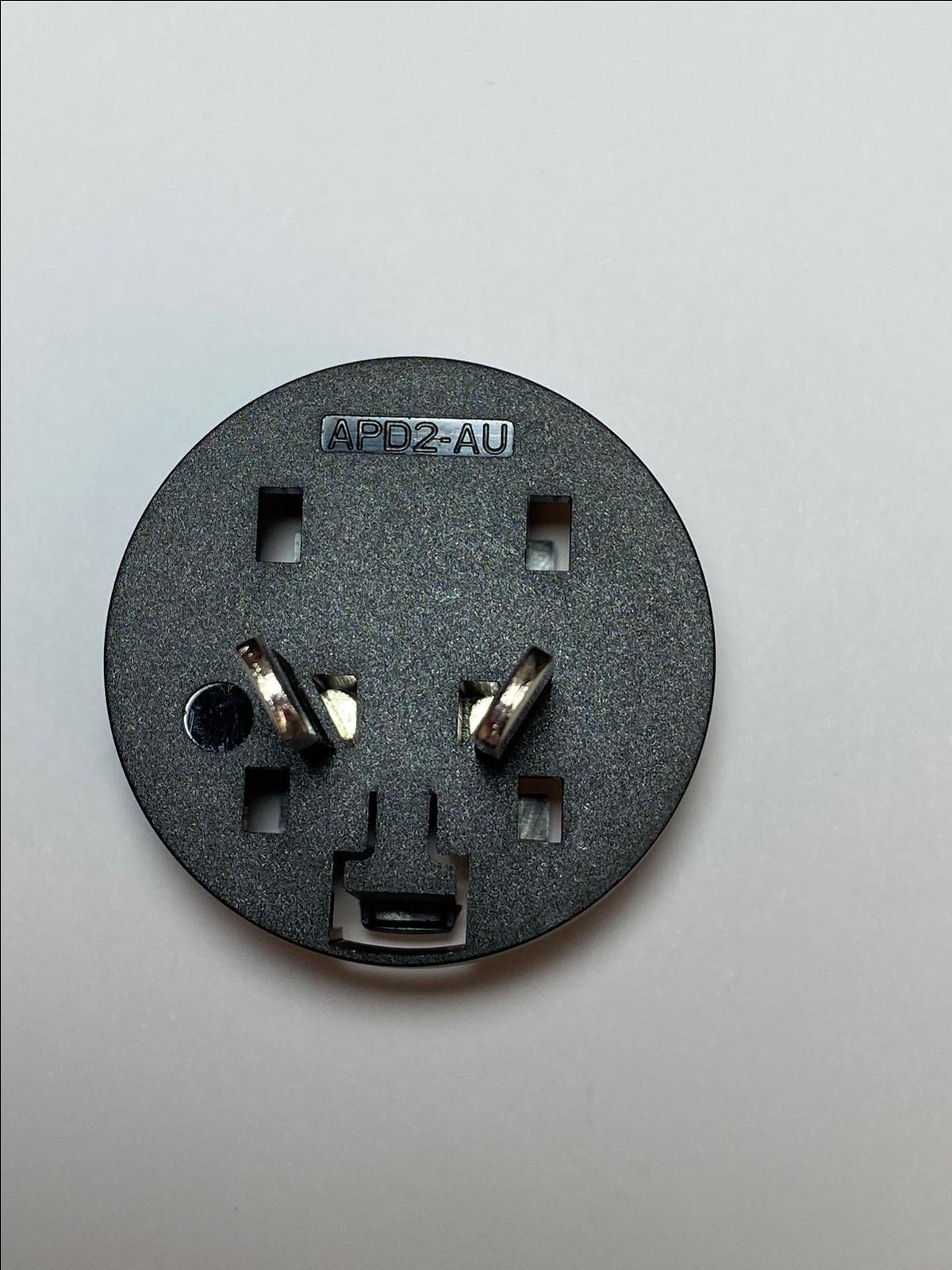 AUS Slide Attachment Plug for APD AC ADAPTER 12V 2A wa-24q12r WA24Q12R