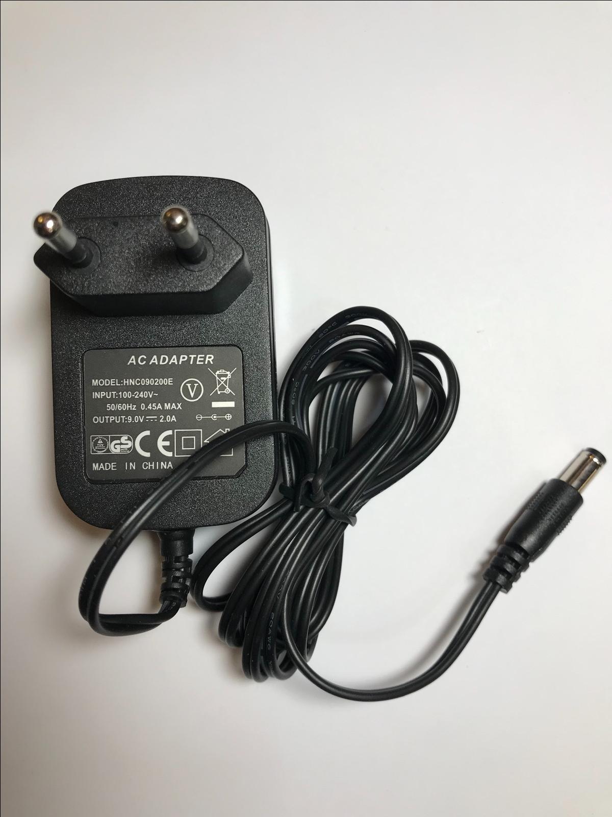 EU 9.0V 2.0A 9V 2A AC-DC Switching Adaptor Power Supply 5.5mm x 2.5mm / 2.1mm