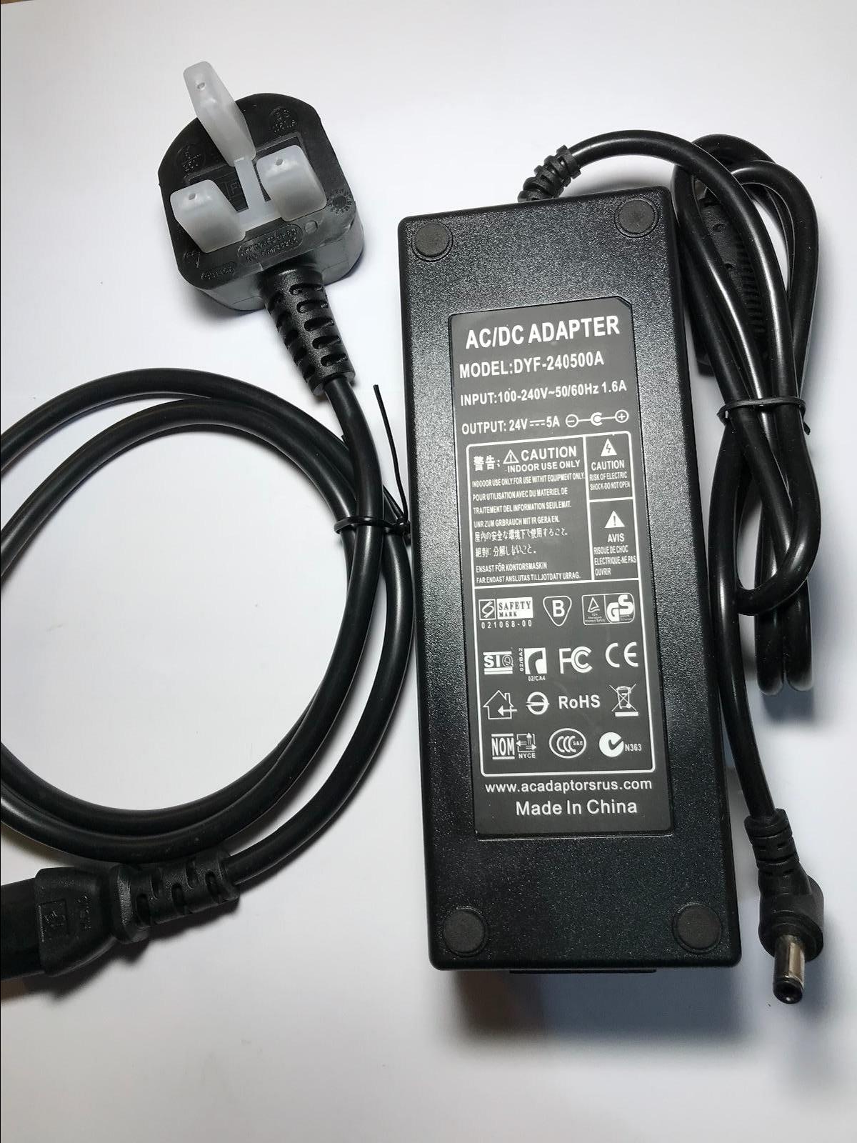 Replacement 24V AC-DC Adaptor Power Supply for Zebra GK/GX Series Printer