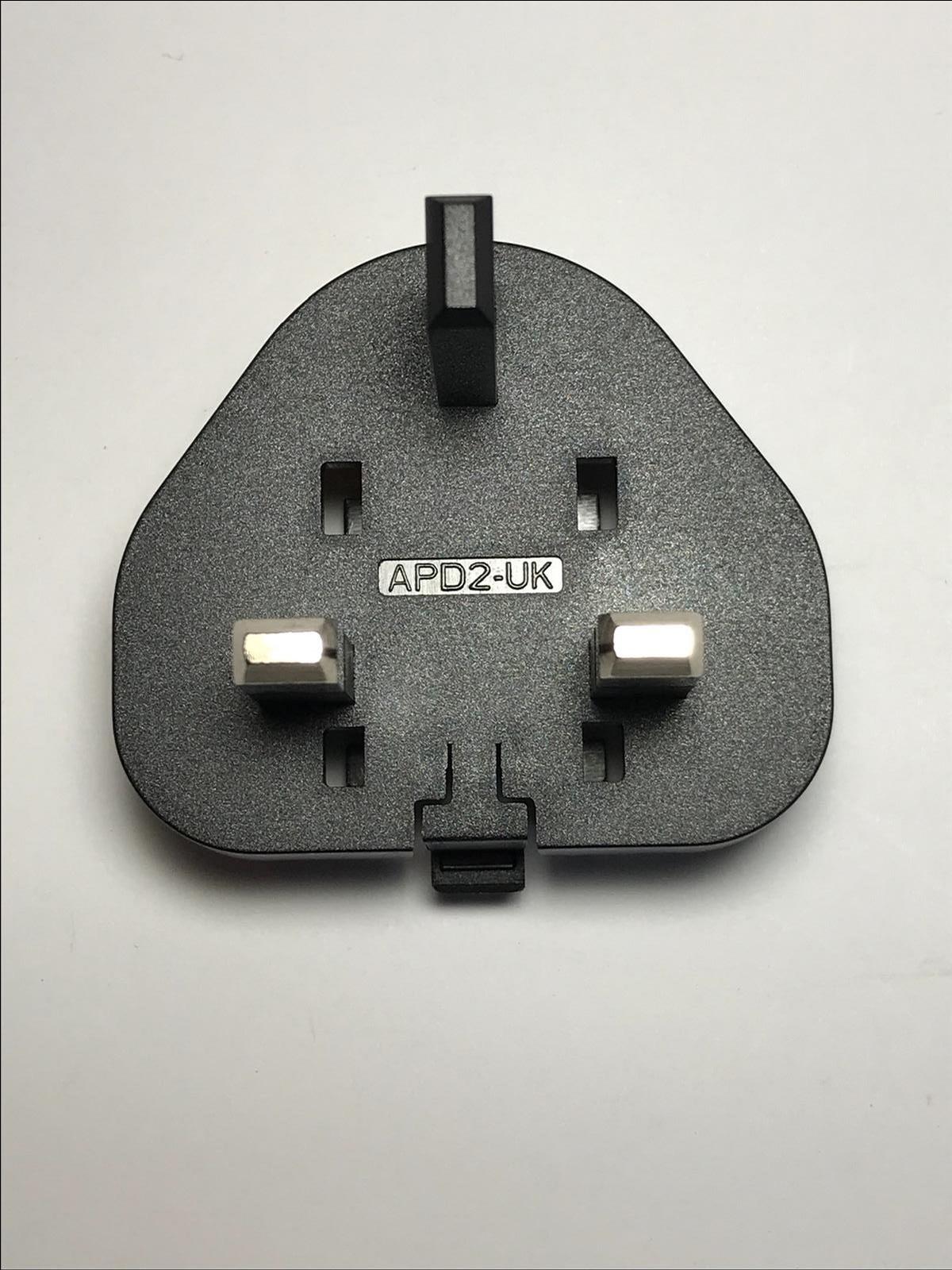UK Slide Attachment Plug for APD Asian Power Devices Adaptor WB-18R12R APD2-UK