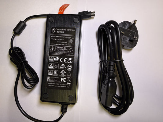 48.0V 2.0A 96.0W 48V 2A Switching Adapter FJ-SW2027A48002000 4 Pin Din + UK Plug
