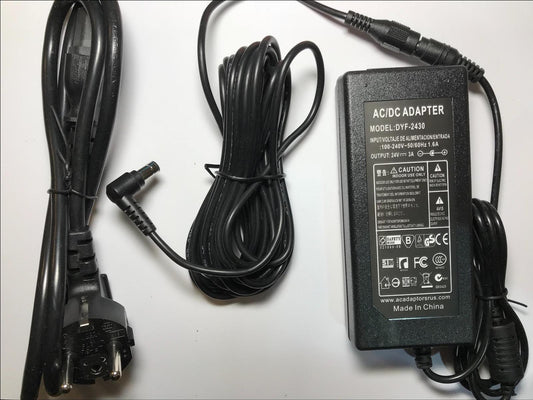 EU EUROPEAN 24V 2.5A Mains AC-DC Adaptor Power Supply DC24V for Samsung Soundbar