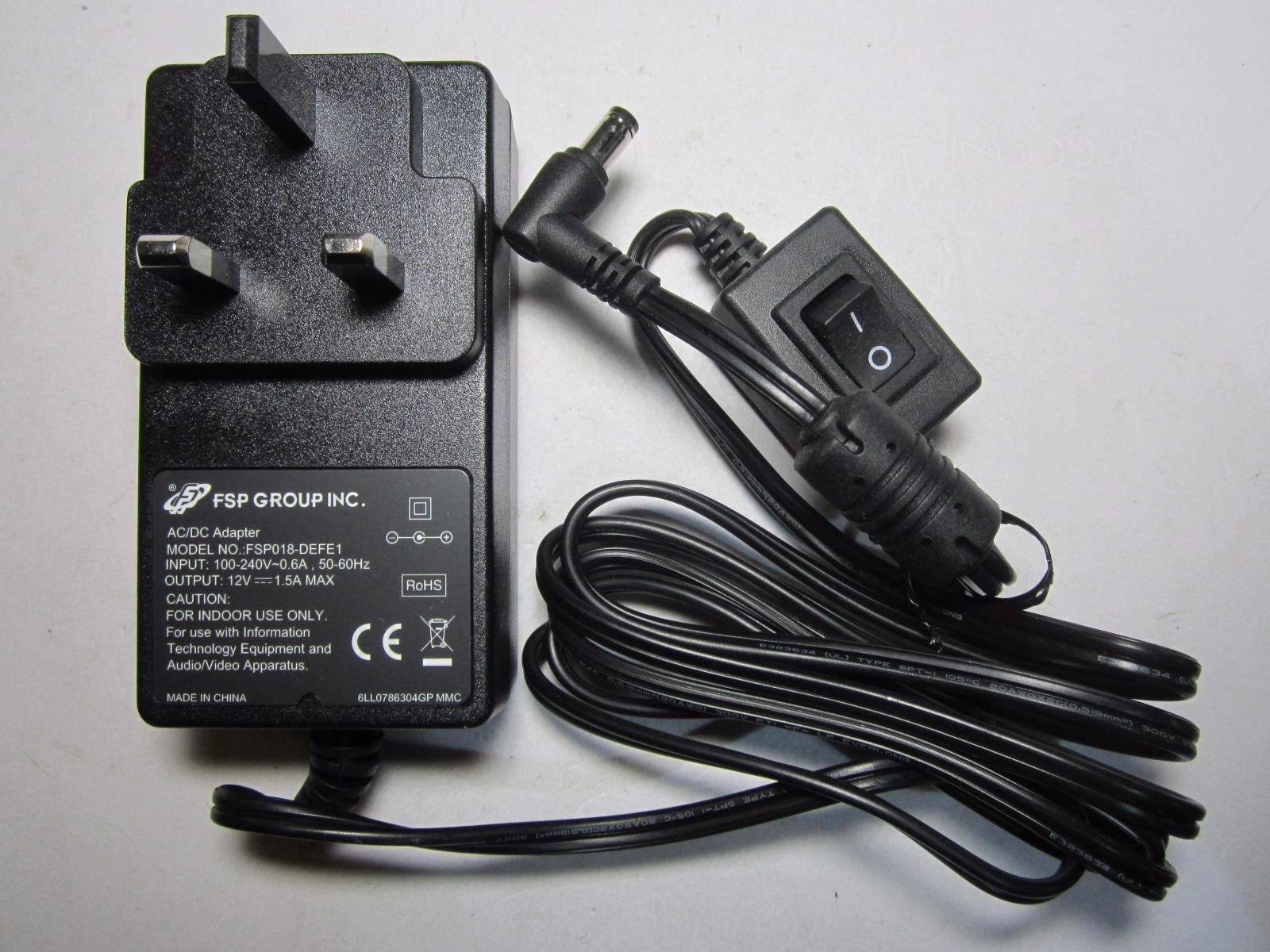 Replacement 12V 1.5A AC-DC Adaptor Power Supply for D-Link DWR-921 Rou ...