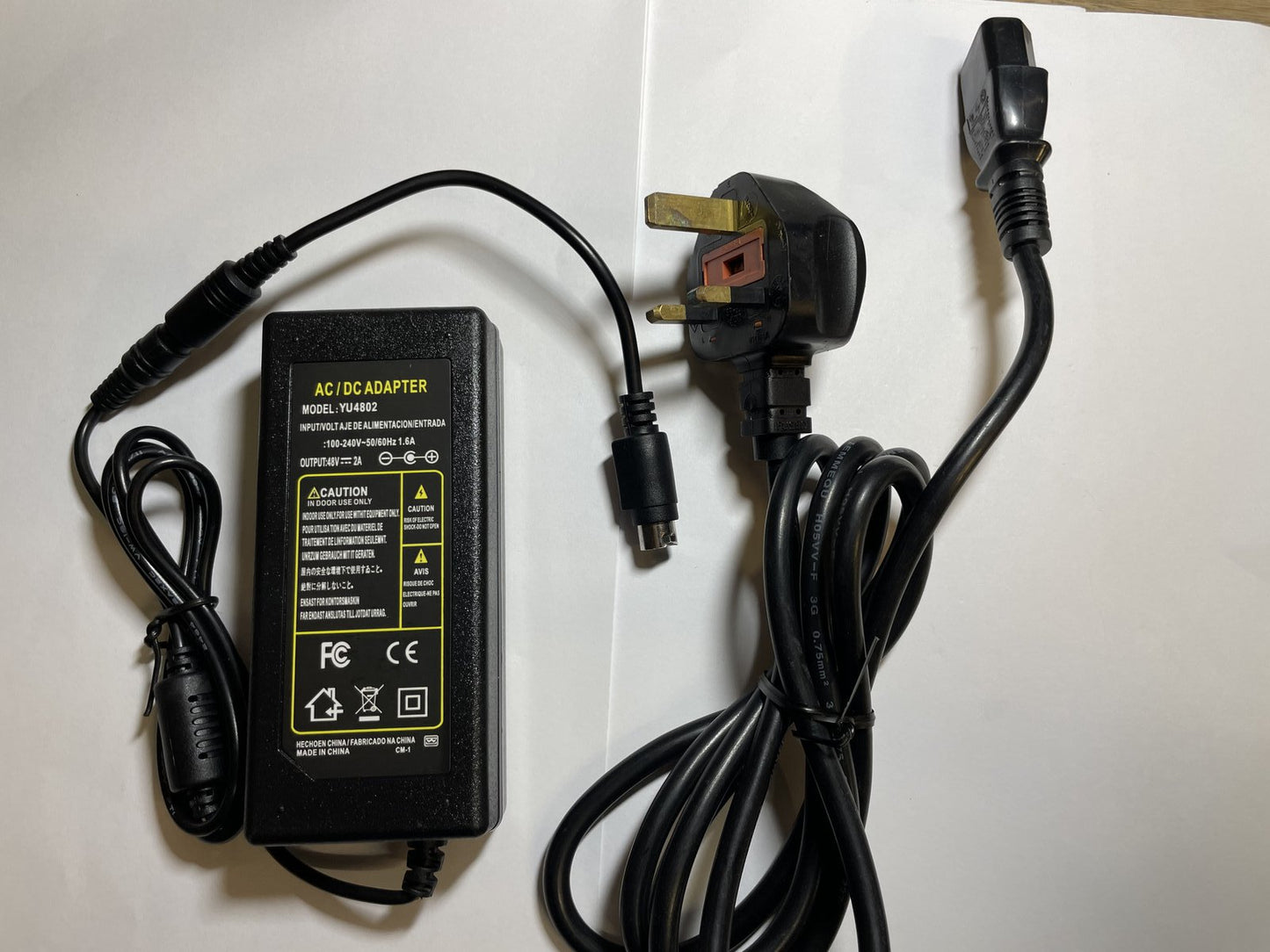 Replacement for 48V 2000mA Switching Adapter for Cisco Switch