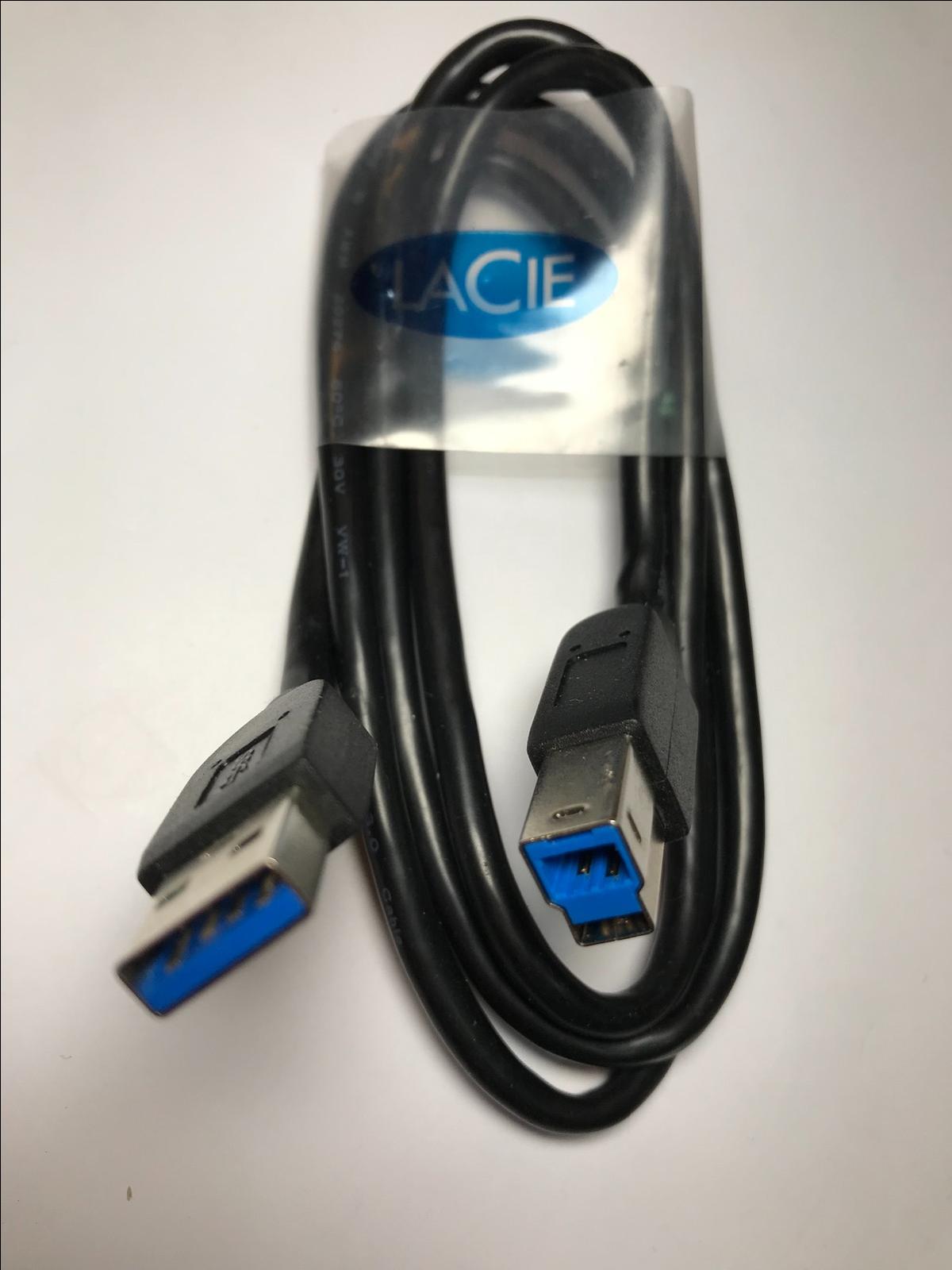USB A to B Super Speed Data Transfer Cable Lead for Lacie 2big Thunderbolt 2