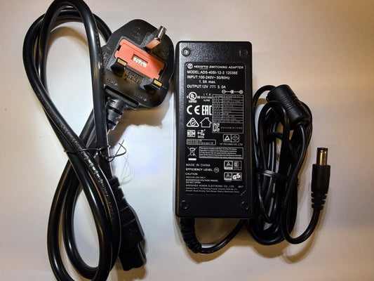 Genuine 12V 3.0A ADS-40SI-12-3 12036E 12.0V SWITCHING ADAPTER POWER SUPPLY 12036