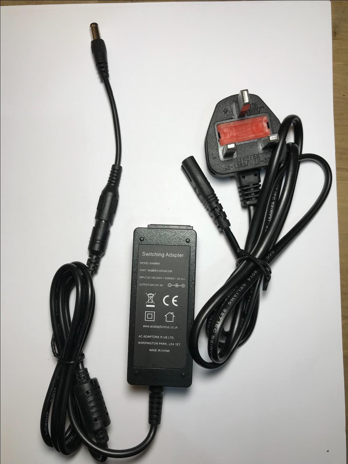 20V Replacement AC Power Adaptor for Bose SoundLink Q36HB-170001000 17V 1000mA