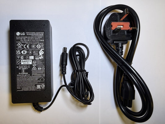 Replacement for 19V 3.2A AC Adaptor Power Supply for LG 49LH5100-ZE.BEKGLJP TV