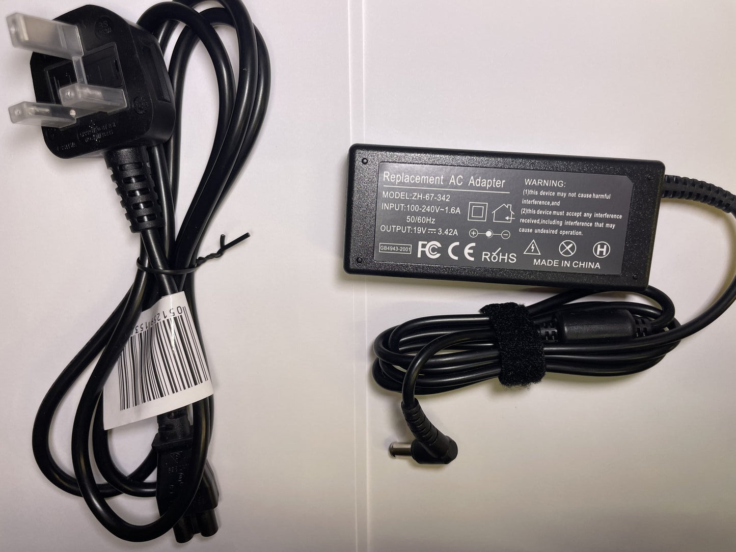 Replacement for 19V 2.8A AC Adaptor for LG Flatron M2780D-PZ AEKKLUP M2780DM