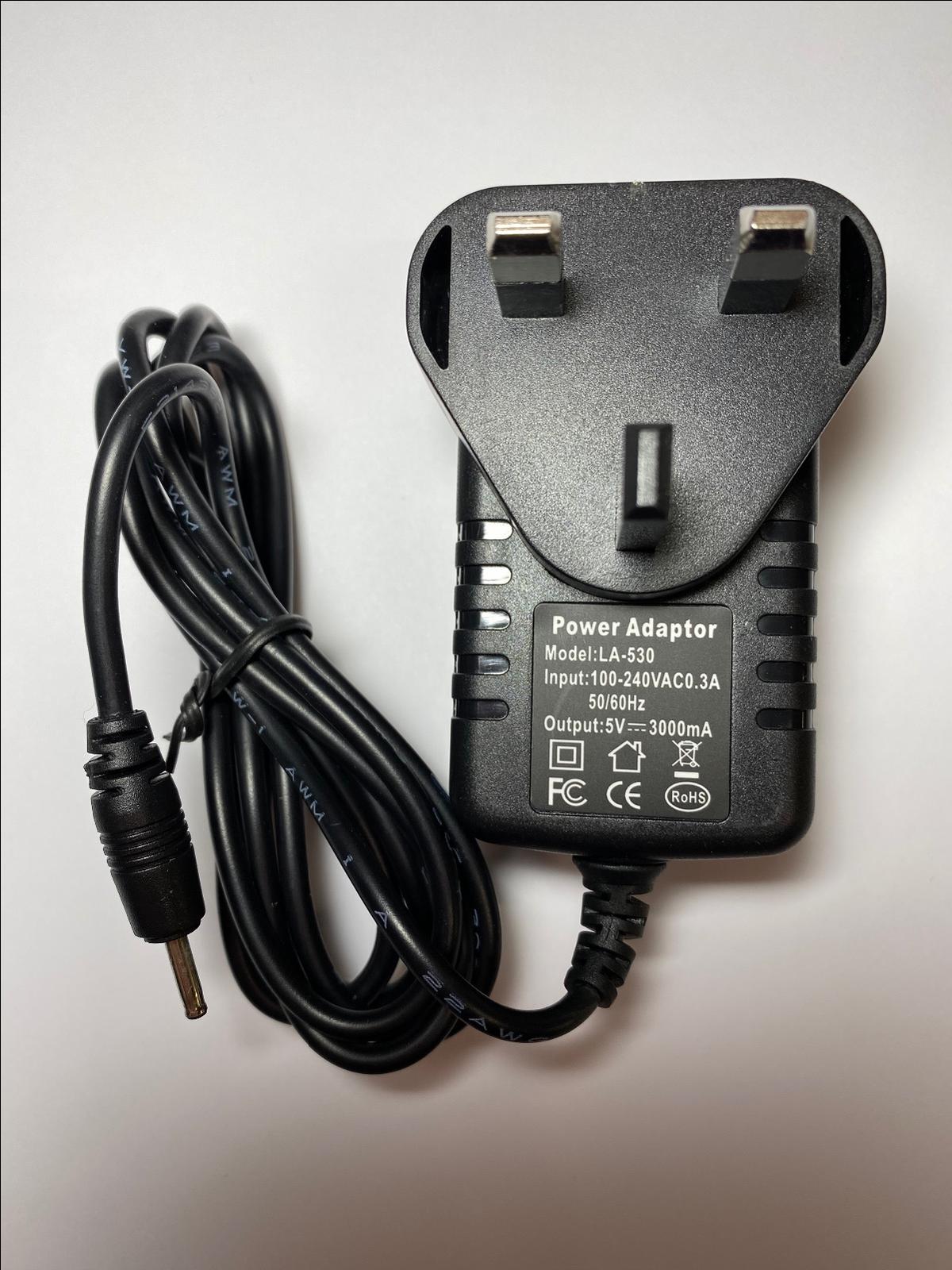 UK 5V 2.5A Charger for PMP5297C QUAD PRESTIGIO Tablet PC MultiPad 4 Quantum 9.7