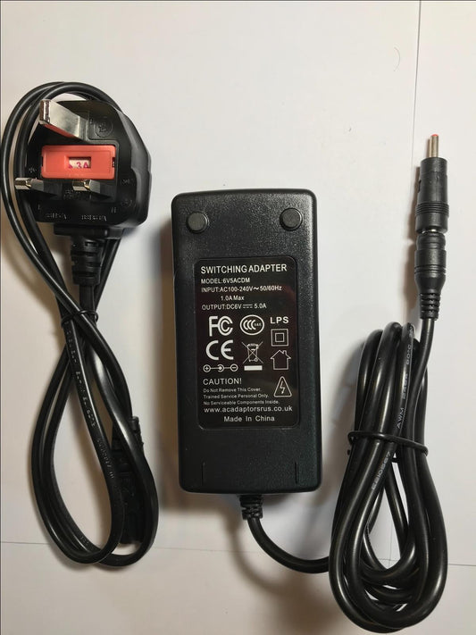 Replacement AC Adaptor Charger for 6V 3A 6.0V 3.0A Virgin Telly Tablet VM_MD_001