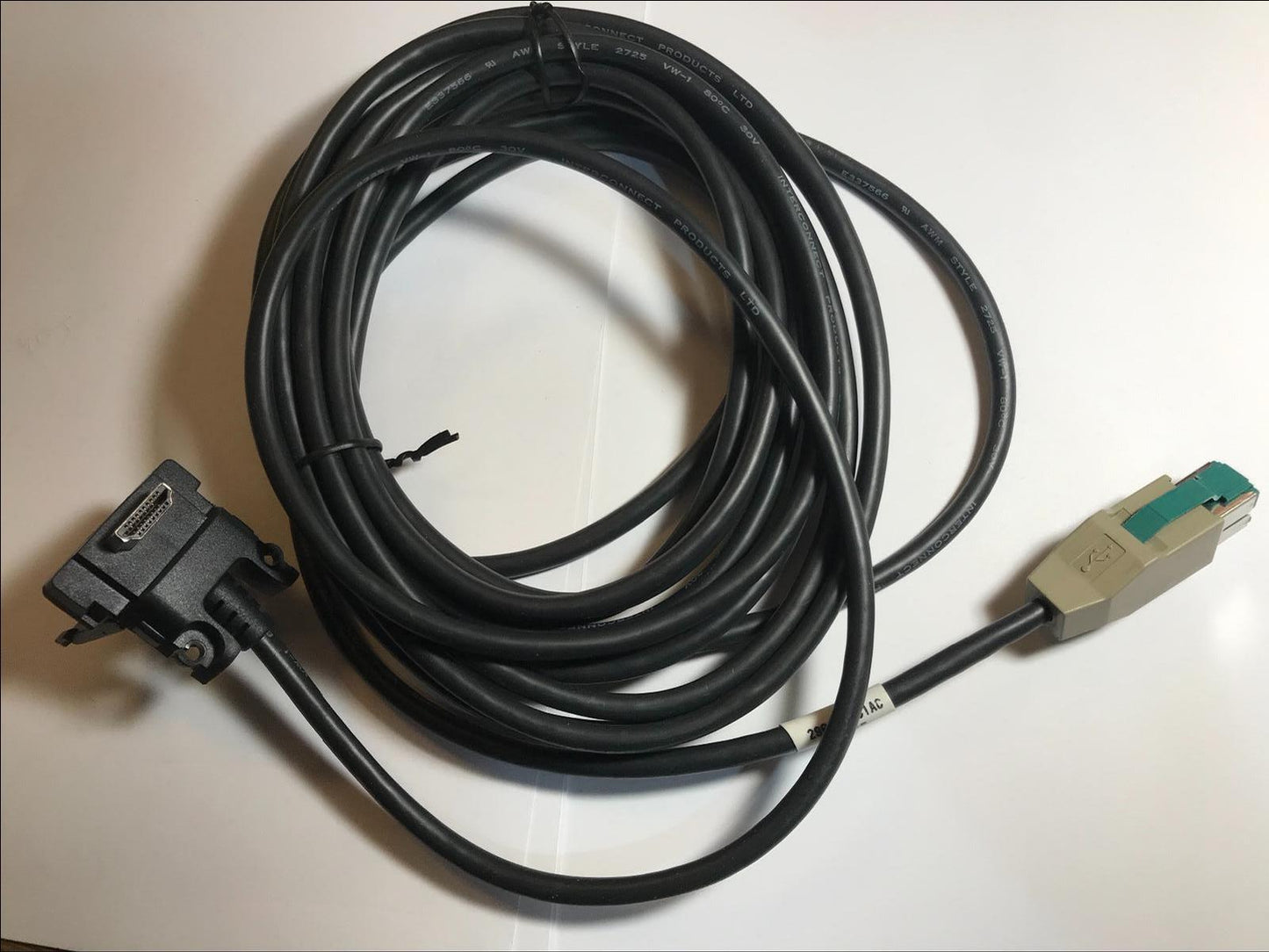 Ingenico 12V Powered USB Cable 5M 296116381AC for POS Machine