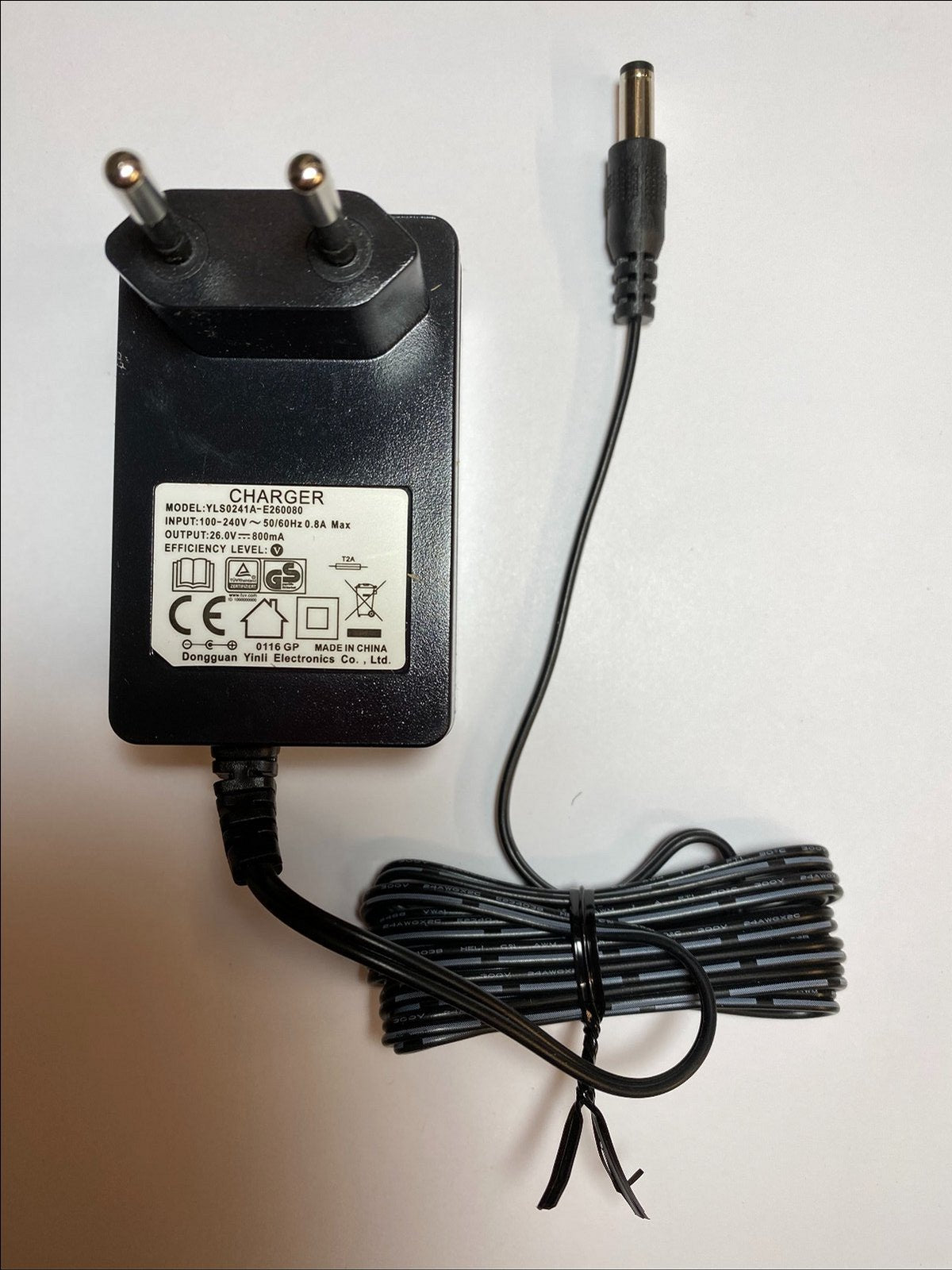 EU Replacement for 24.8V 0.8A 19.84W AC/DC Power Supply DK33-248080H-B XSBT620EU