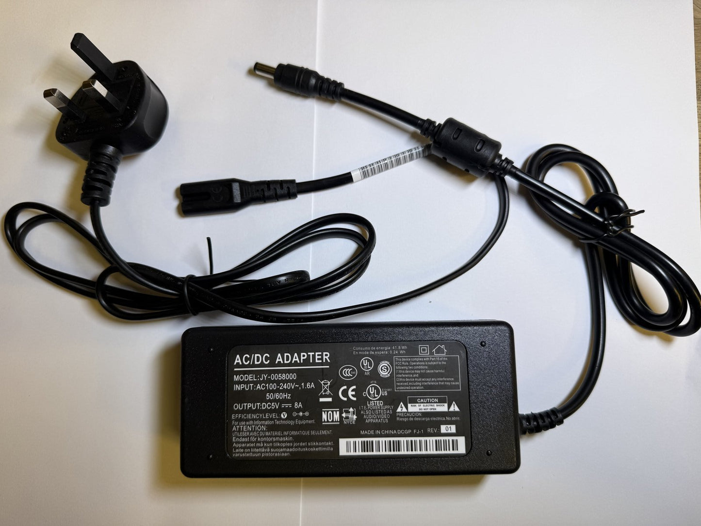 5V 5A 5VDC AC-DC Switching Adapter Desktop Power Supply for Netgear PWR-023-002
