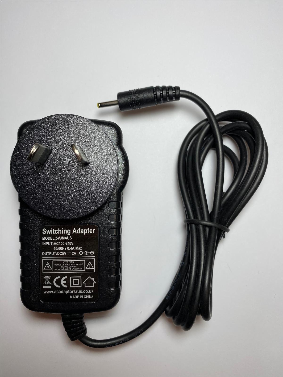AUS AC Adaptor LA-520 Input100-240vac 0.3a 50/60HZ Output 5v=2000ma 2A Charger