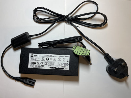 54V 1.574A AC-DC ADAPTOR POWER SUPPLY 5.0mm x 3.3mm with Centre Pin